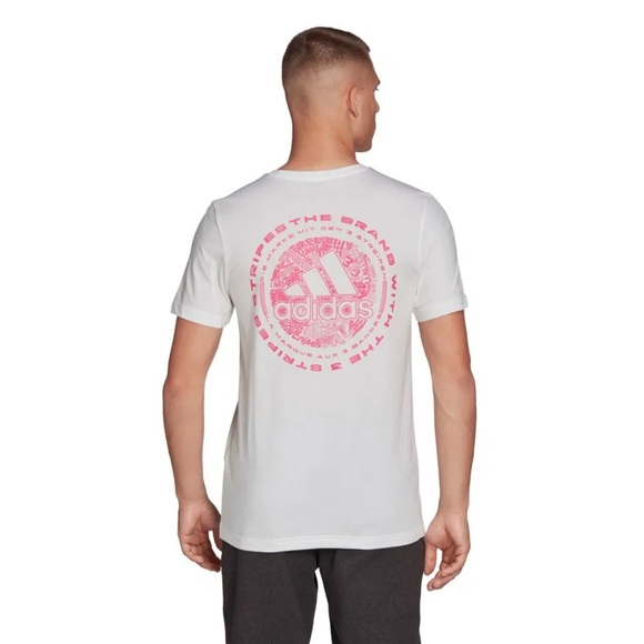 Adidas Doodle Emblem Men Training T-Shirt - Picture 2 of 9